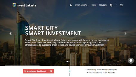 Website Dinas Jakarta Investment Center