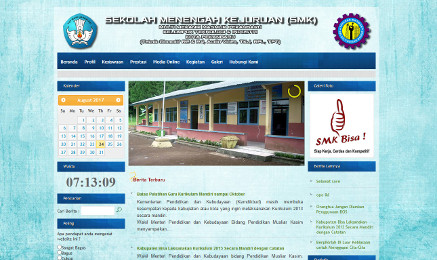 Website Sekolah SMK Masmur Pekanbaru